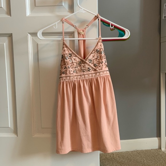Hollister Tops - Pink halter tank top